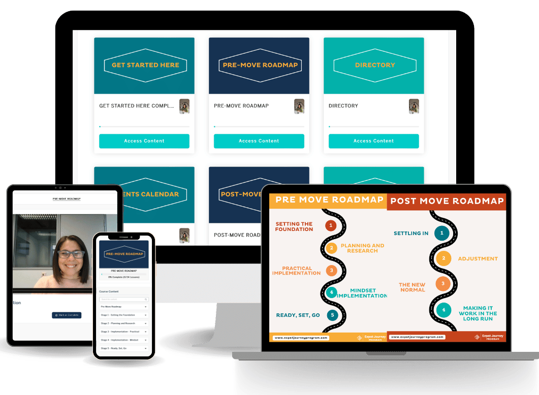 Expat Journey Program on desktop, tablet and mobile